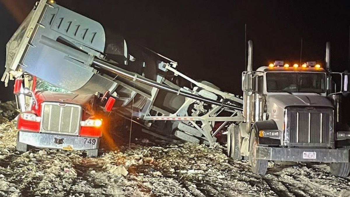 <i>Utah County Sheriff's Office/KSTU via CNN Newsource</i><br/>A bizarre accident at a remote Utah County landfill led to the death of a garbage truck driver early Wednesday.