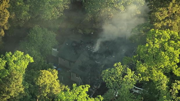 <i>KYW via CNN Newsource</i><br/>House explosion in Cumberland County