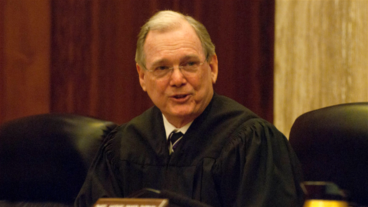 Hon. Daniel T. Eismann speaks during an event at the Idaho Supreme Court in early 2013.