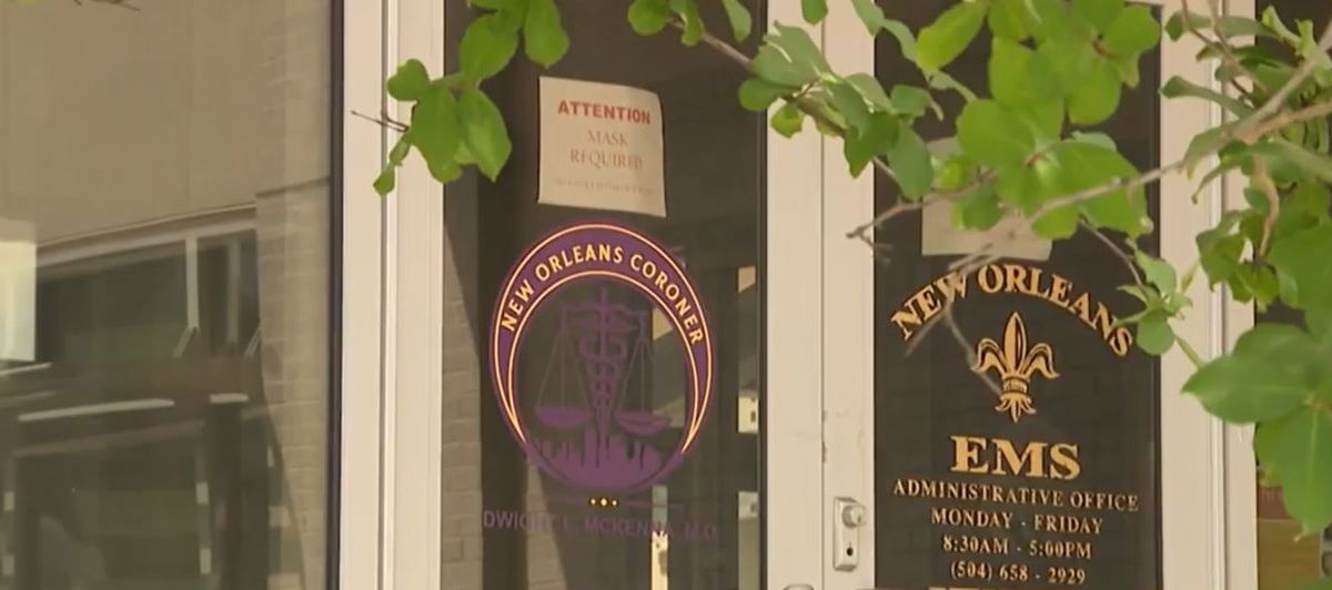 <i>WDSU via CNN Newsource</i><br/>The Orleans Parish Coroner's Office is unable to conduct autopsies due to ongoing air conditioning issues.