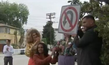 The last remaining street signs that were used to target the LGBTQ+ community in Silver Lake in the '90s were removed on June 10.