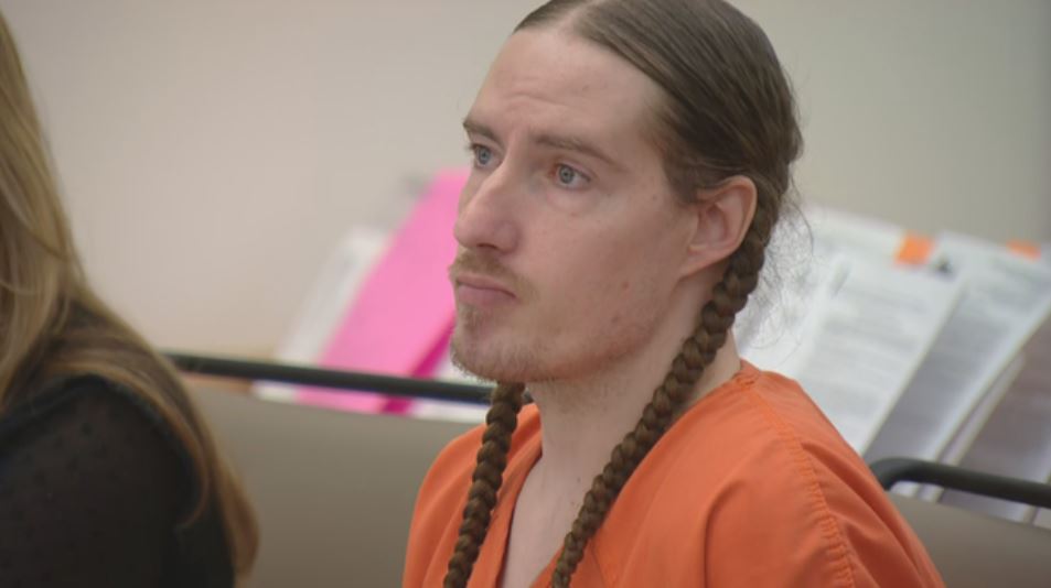 <i>KCNC via CNN Newsource</i><br/>Samuel Strait appeared in court on June 4