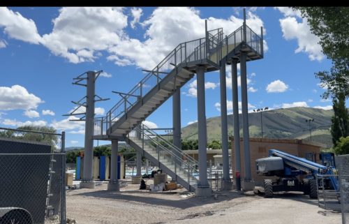New slide at Ross Park Aquatic Complex