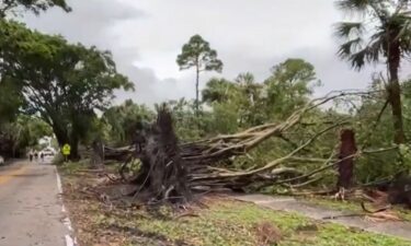 A confirmed tornado ripped through Hobe Sound