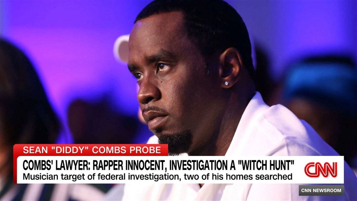 <i>Clipped From Video via CNN Newsource</i><br/>A law enforcement official tells CNN homes belonging to Sean “Diddy” Combs were searched because Combs is a target of an investigation being carried out by a team that handles human trafficking crimes. Josh Campbell reports.