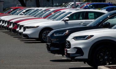 Vehicles for sale at an AutoNation Honda dealership in Fremont