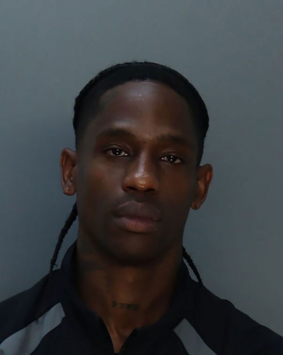 <i>Miami-Dade Corrections via CNN Newsource</i><br/>Travis Scott was arrested in Miami-Dade County.