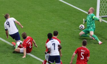 Harry Kane opened the scoring but appeared to struggle as the game went on.