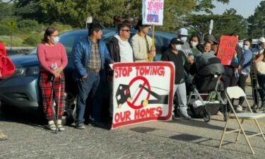 Residents living in RV's in the Sunset near Lake Merced are fighting to stay there