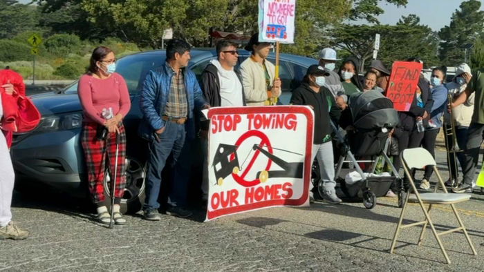 <i>KGO via CNN Newsource</i><br/>Residents living in RV's in the Sunset near Lake Merced are fighting to stay there