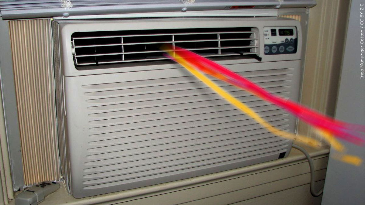 Air conditioner with streamers