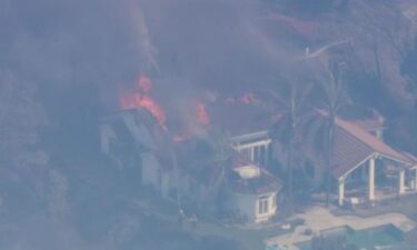 A pair of large brush fires are currently burning in Riverside County