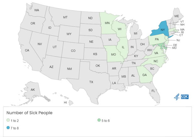 <i>WCBS/CDC via CNN Newsource</i><br/>The CDC says as of July 19