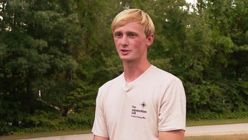 <i>WLOS via CNN Newsource</i><br/>Devin Hutchinson shared his experience on how he skydived out of a plane just hours before it crashed near the McDowell/Rutherford county line