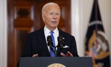 U.S. President Joe Biden delivers remarks after the U.S. Supreme Court ruled on former U.S. President and Republican presidential candidate Donald Trump's bid for immunity from federal prosecution for 2020 election subversion.