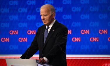 President Joe Biden at CNN's Atlanta studios on June 27.