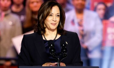 Vice President Kamala Harris speaks at a "Reproductive Freedom Campaign Rally" at George Mason University on January 23