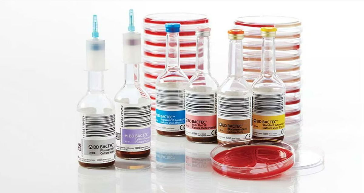 <i>BD via CNN Newsource</i><br/>Blood culture vials from BD Life Sciences