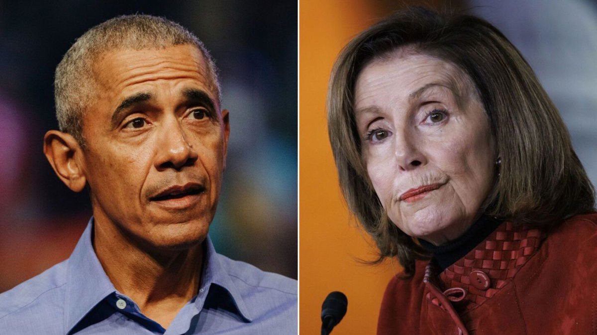 <i>Getty Images via CNN Newsource</i><br/>Barack Obama and Nancy Pelosi have spoken privately about Joe Biden and the future of his 2024 campaign. Both the former president and ex-speaker expressed concerns about how much harder they think it’s become for the president to beat Donald Trump. Neither is quite sure what to do.