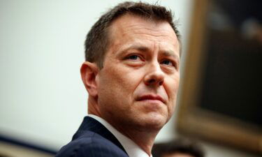 Peter Strzok testifies during a hearing on Capitol Hill in July 2018 in Washington.