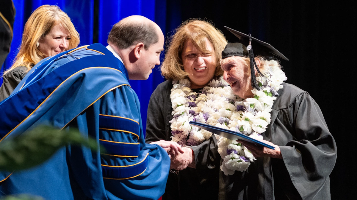 101-year-old Helen Holland earned her associate's degree Spring 2024