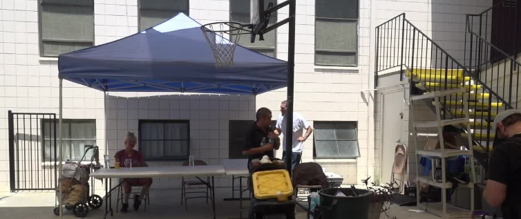 <i>KGTV via CNN Newsource</i><br/>Uptown Community Service Center is working to make sure the homeless community stays cool during the summer months.