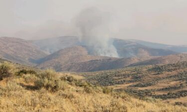 The BLM Idaho Fire is reporting that the Paddock Fire has continued to spread across the south end of the Paddock Reservoir.