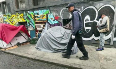 San Francisco homeless tents return after encampments were removed by city workers last week.