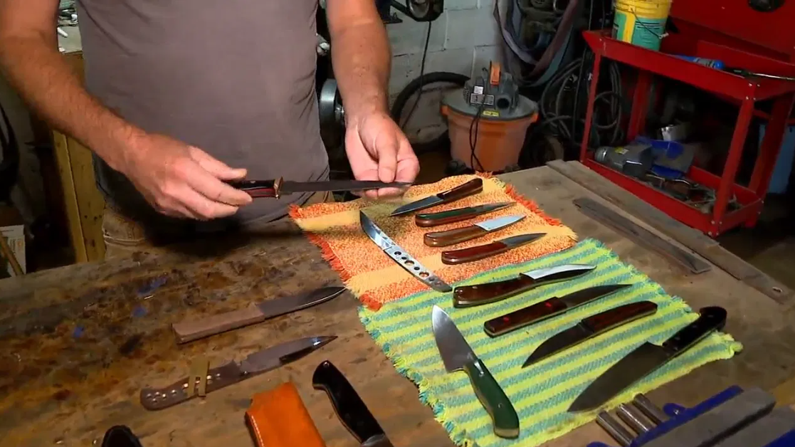 <i>WLOS via CNN Newsource</i><br/>Joe Israel has turned his knife making passion into a booming business.