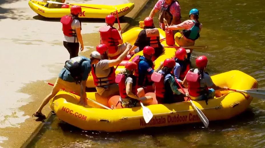 <i>WLOS via CNN Newsource</i><br/>Catalyst Sports hosted its first-ever adaptive white-water rafting trip at the Nantahala Outdoor Center.