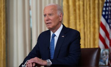 President Joe Biden addresses the nation about his decision to drop his presidential reelection bid at the White House on July 24.