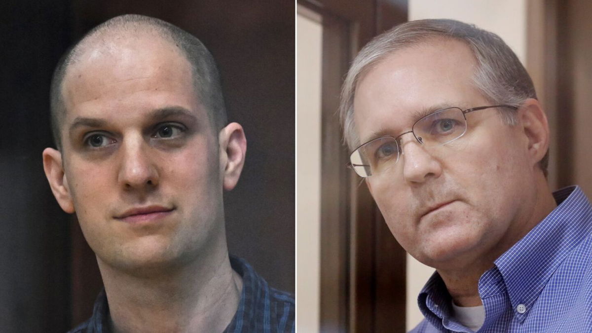 <i>AFP/Getty Images/Reuters via CNN Newsource</i><br/>Both Wall Street Journal reporter Evan Gershkovich and former US Marine Paul Whelan are expected to be included in the swap.