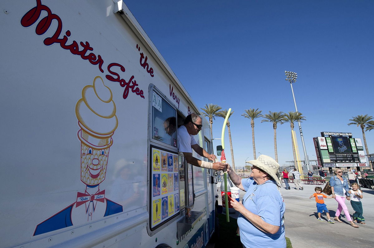 <i>Alexi Rosenfeld/Getty Images via CNN Newsource</i><br/>A Mister Softee ice cream truck in August of 2020 in New York City. Competition and rising costs are hurting the company's sales.