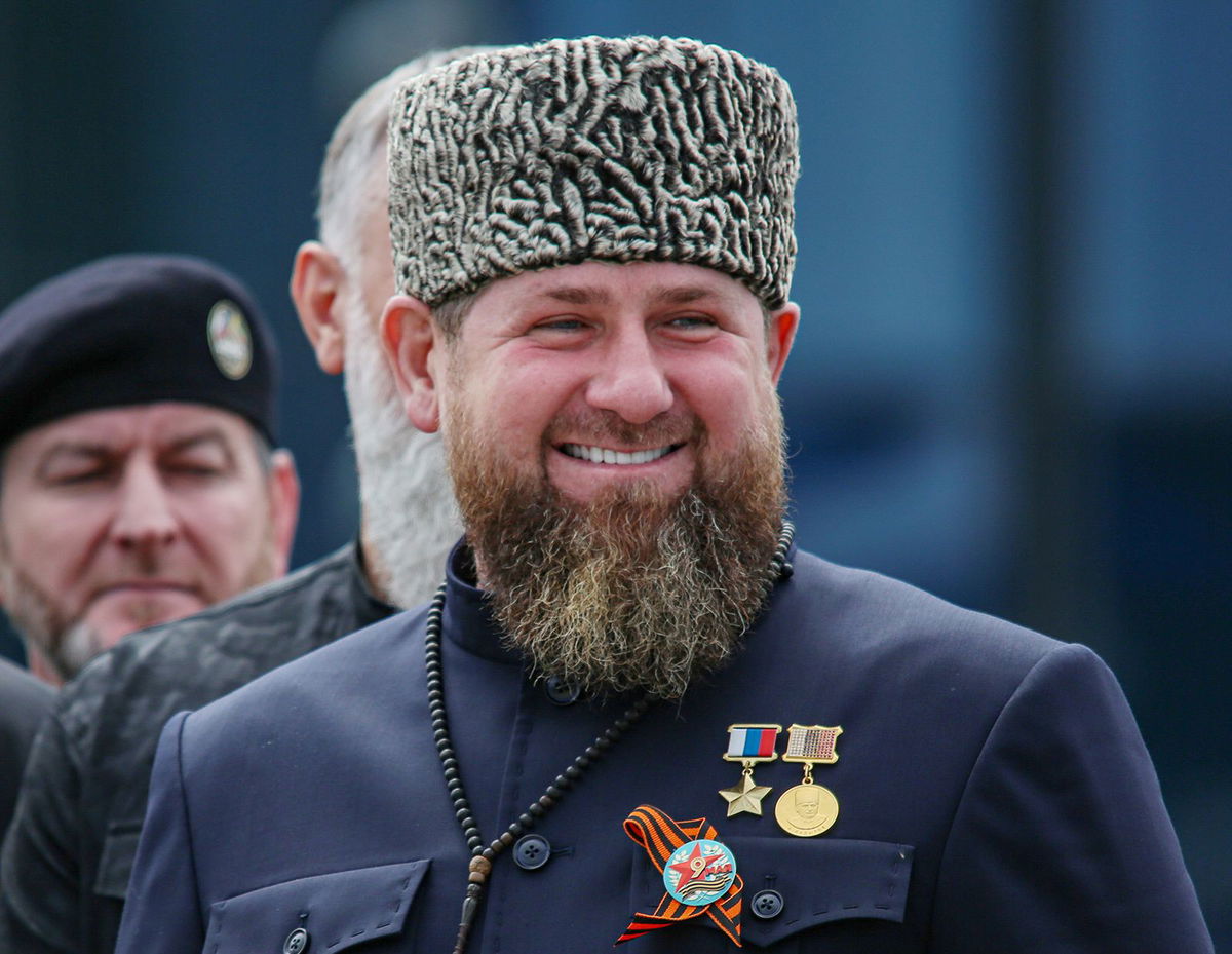 <i>Chingis Kondarov/Reuters via CNN Newsource</i><br/>Ramzan Kadyrov attends a military parade in Grozny