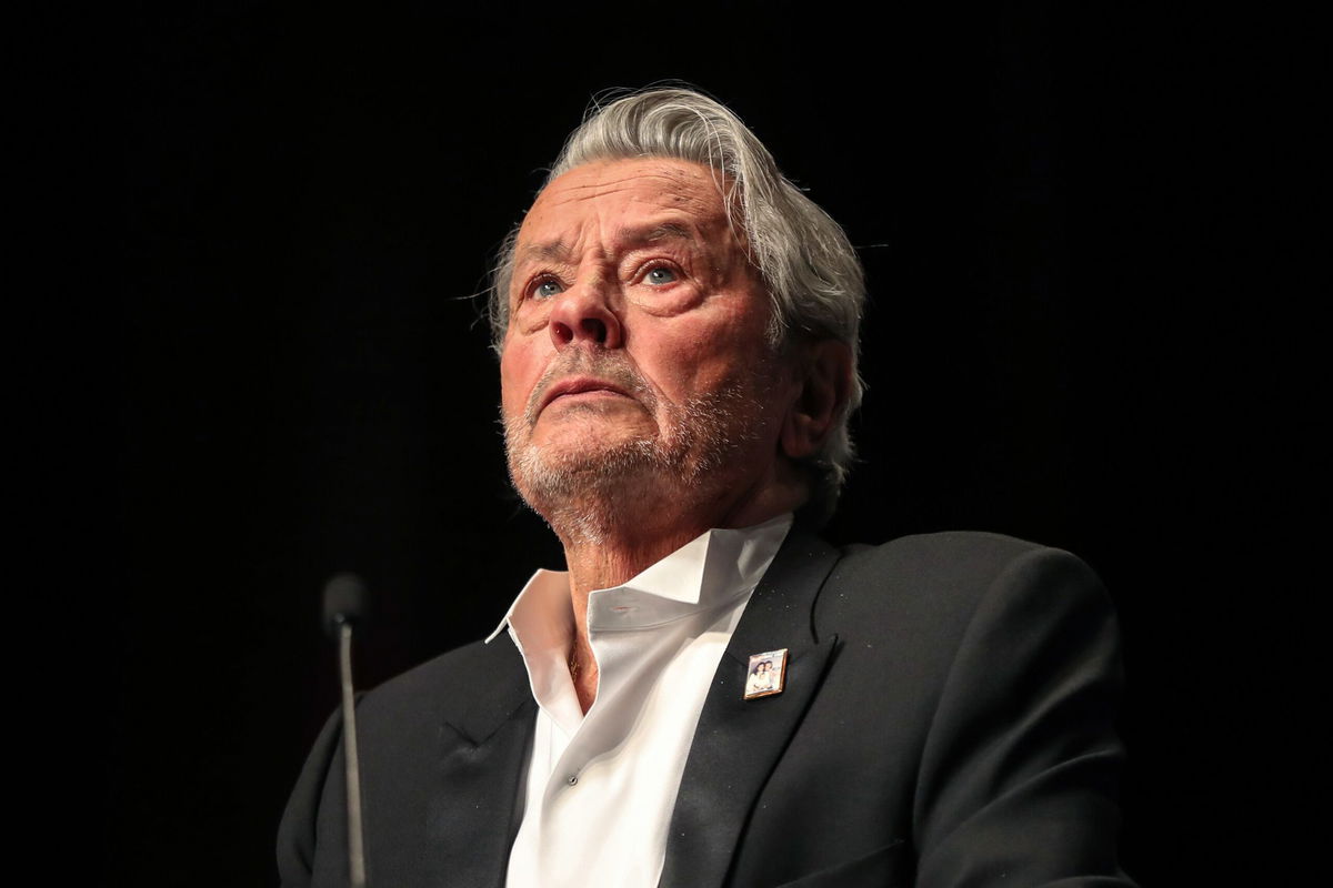 <i>Valery Hache/AFP/Getty Images via CNN Newsource</i><br/>French actor Alain Delon