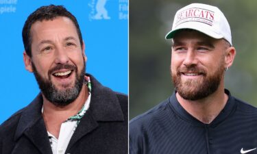 Adam Sandler and Travis Kelce.