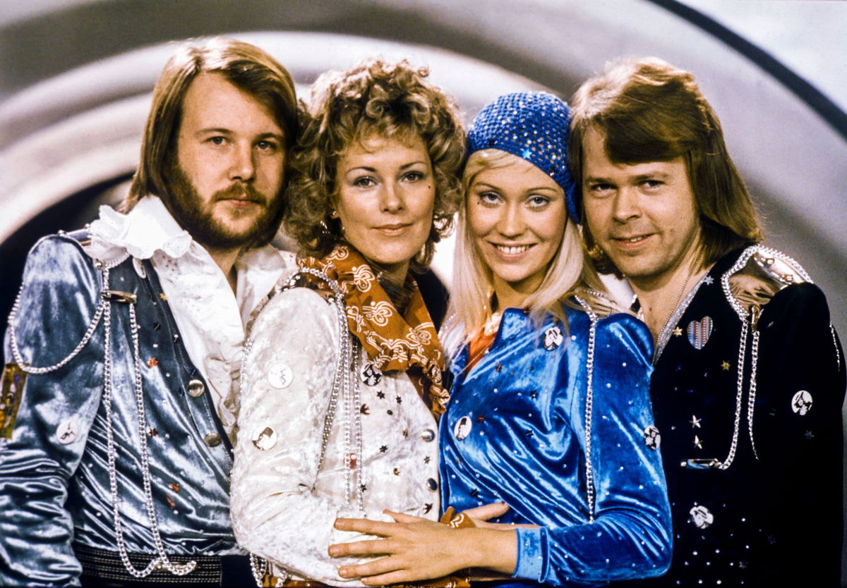 <i>Ollie Lindeborg/AFP/Getty Images/File via CNN Newsource</i><br/>The members of Swedish pop group ABBA pictured in 1974. They are