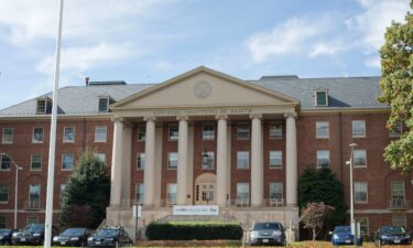 National Institutes of Health James Shannon building on the campus of NIH in Bethesda