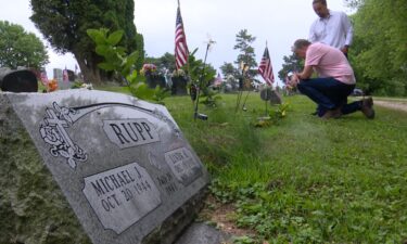 The helmet worn by a Wisconsin man when he was killed during the Vietnam War is now back home.