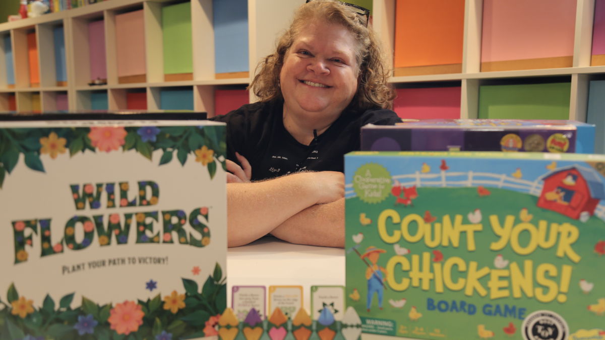 <i>WTMJ via CNN Newsource</i><br/>Peggy Brown is a game and toy developer from Milwaukee. She has invented hundreds of board games and toys that have been sold across the globe.