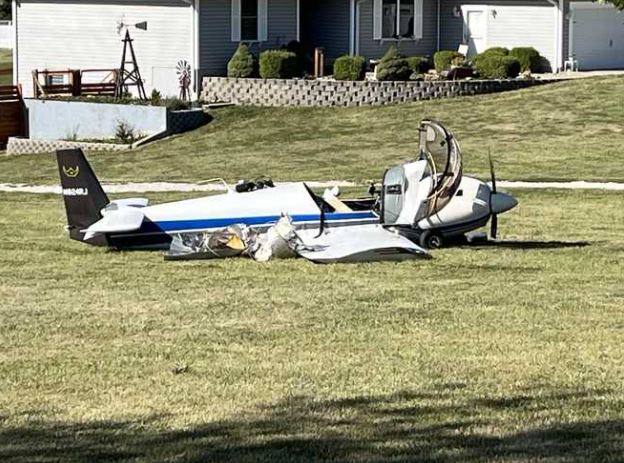 <i>KMBC via CNN Newsource</i><br/>No injuries were reported after a homebuilt plane crashed in Odessa