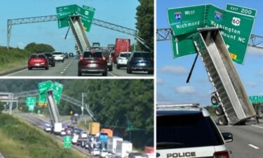 The crash shut down traffic for more than seven hours and caused miles of back-ups along the busy interstate.