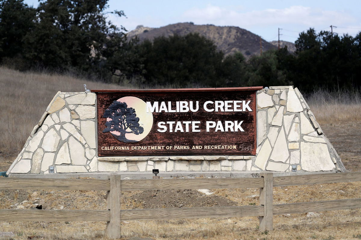 <i>Marcio Jose Sanchez/AP/File via CNN Newsource</i><br/>A mountain lion attacked a 5-year-old boy during a family picnic at the Malibu Creek State Park. The entrance to the park