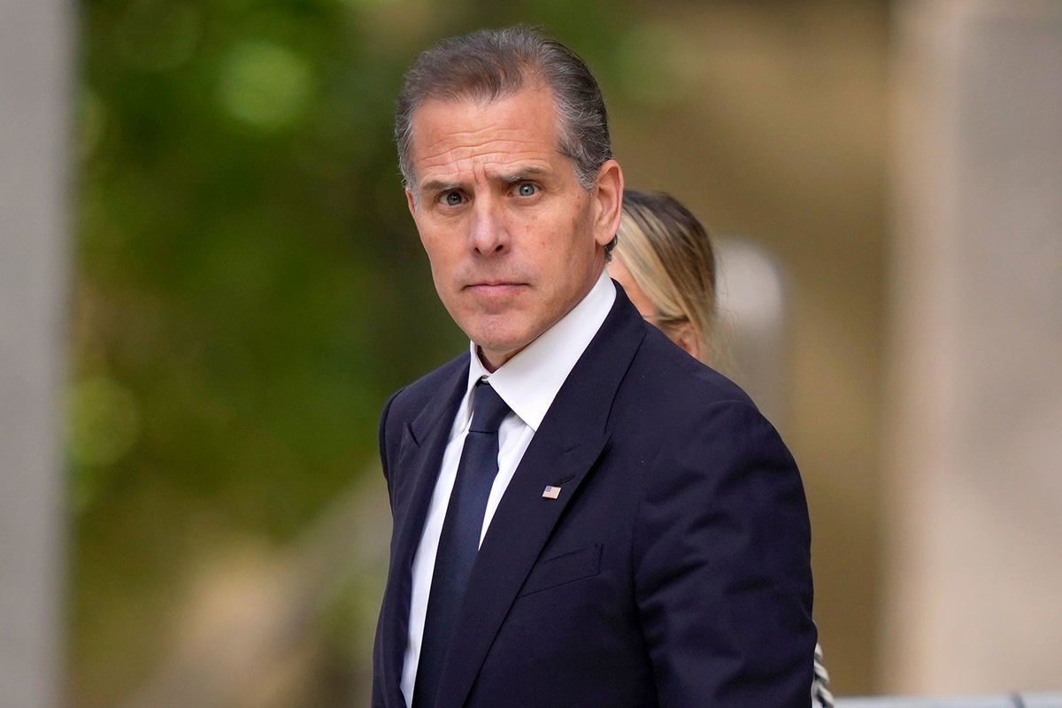 <i>Matt Slocum/AP/File via CNN Newsource</i><br/>Hunter Biden departs from federal court