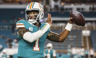 Tua Tagovailoa suffered a concussion during the Miami Dolphins' game against the Buffalo Bills on September 12.