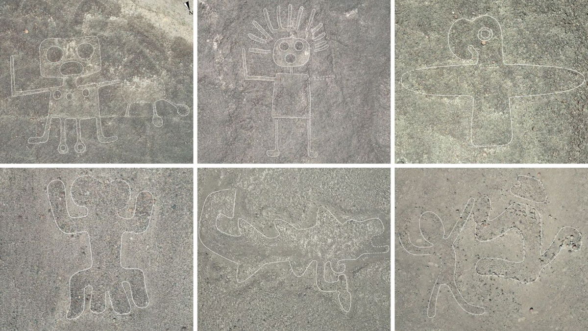 <i>Yamagata University Institute of Nasca via CNN Newsource</i><br/>The purpose of the symbols is not clear