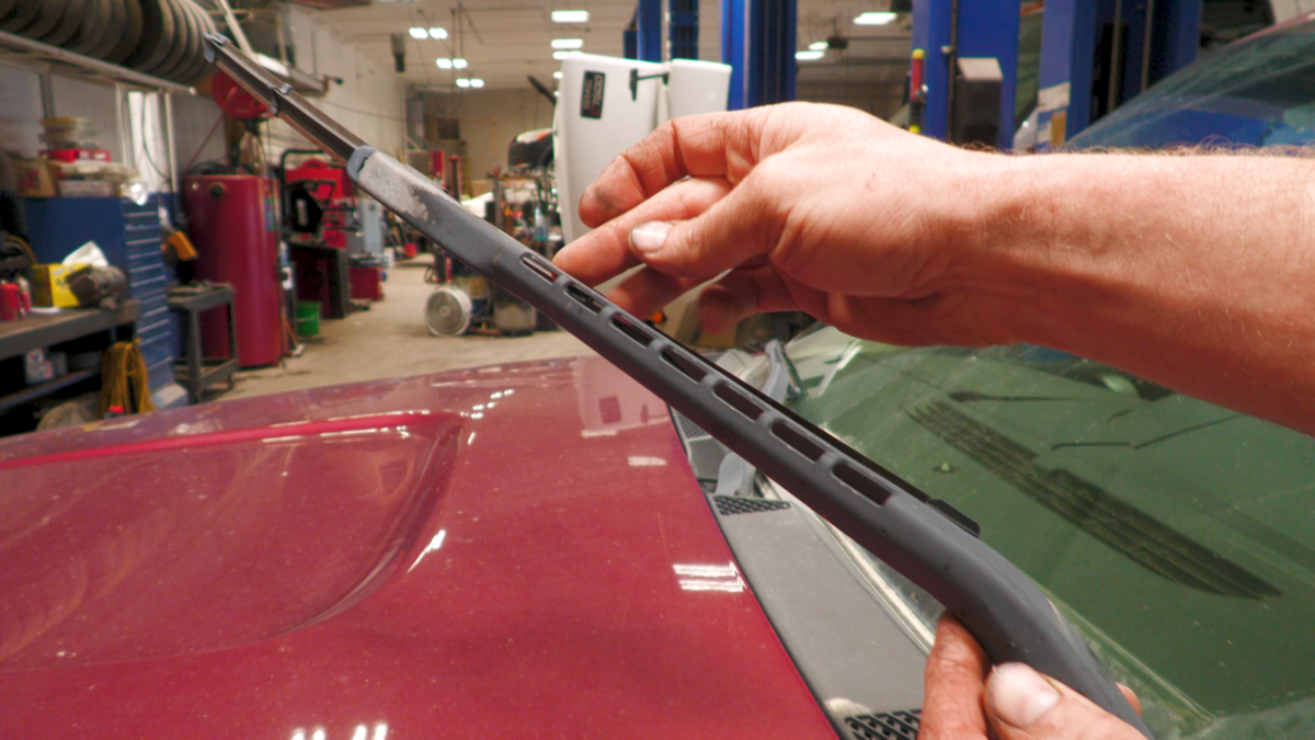 It might be a good time to replace your windshield wipers