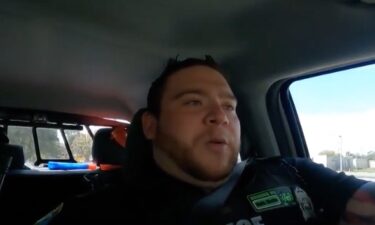 Zachary Mathews is happy to be back on the road. He's a Belle Isle police officer who nearly lost his life in the line of duty last year.