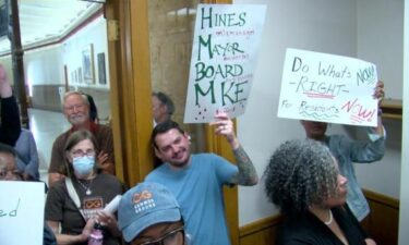 The demonstrators marched into the Johnson's office after the vote and demanded to meet with either the mayor or a senior staff member.