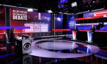 Minnesota Gov. Tim Walz and Sen. JD Vance attend a debate hosted by CBS News in New York on October 1.